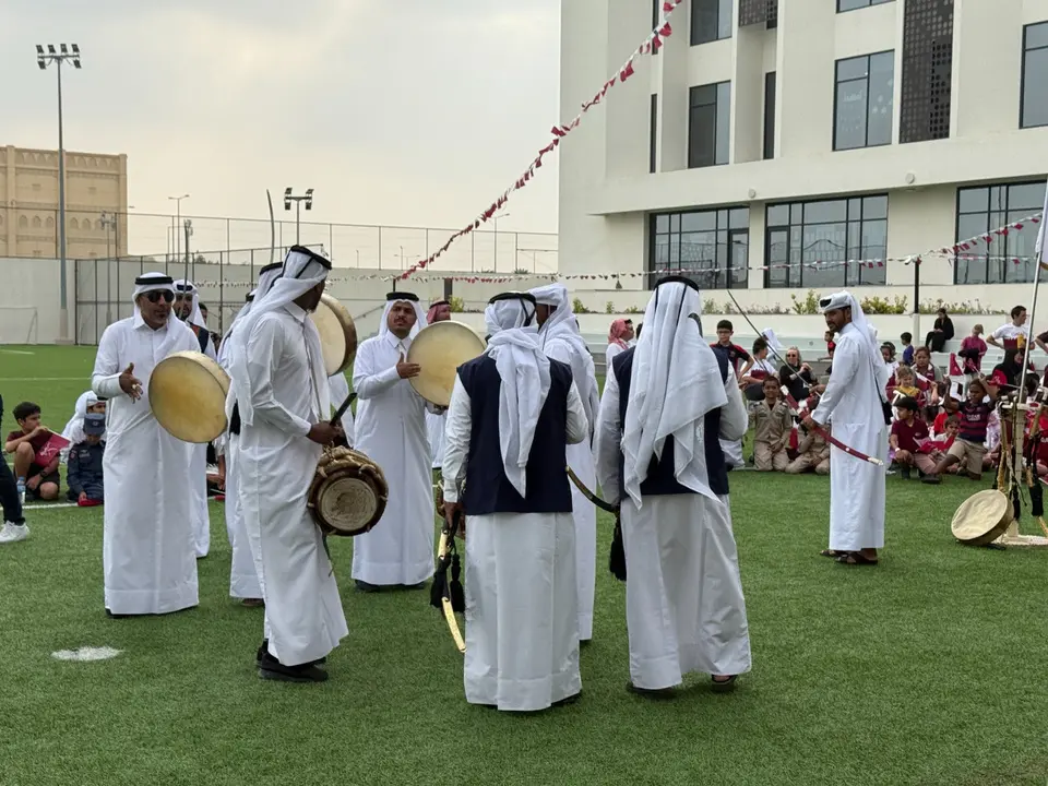 عرض تراثي في اليوم الوطني القطري
